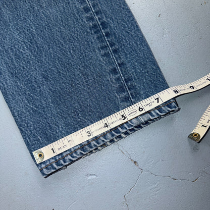 Levis 501 Vintage 90s USA XX Straight Leg Jeans Blue Light Wash 34x33 Act 31x29