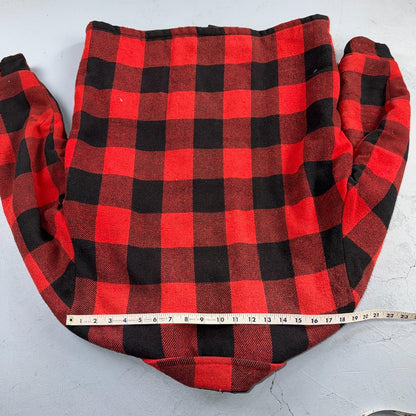 VTG 1960s 60s Cotton Buffalo Plaid Lined Insulated Zip Up Jacket Large Mackinaw