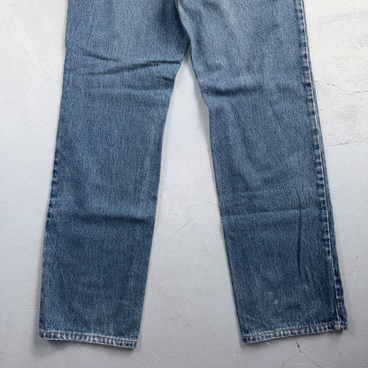 Levis 501 Vintage 80s USA XX Straight Leg Jeans Blue 26501 0159 30x31 Act 28x31