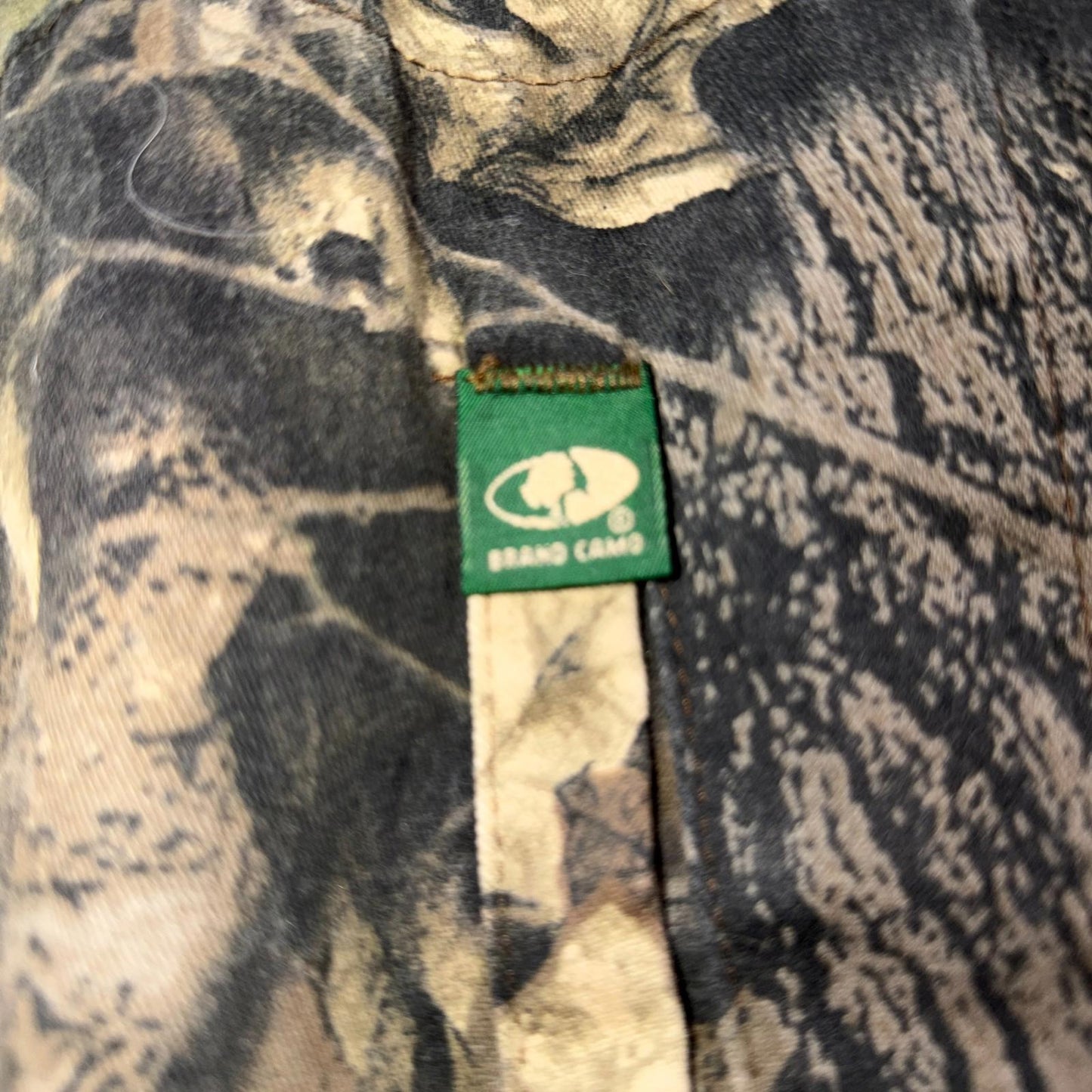 Vintage 80s Mossy Oak Camo Cotton Snap Bomber Jacket Size M USA Rare