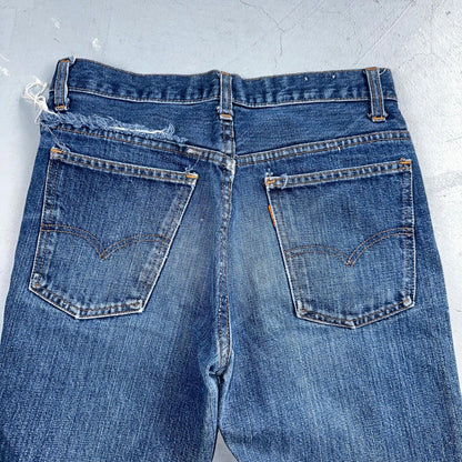 Levis 746 Vintage 70s USA Orange Tab Bootcut Flare Blue Bell Bottom Jeans 29x26