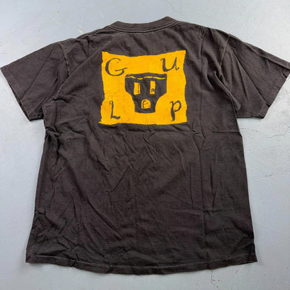 Oneita PLUG Art VTG T Shirt 90s Single Stitch Graphic Music Band Gulp Outlet
