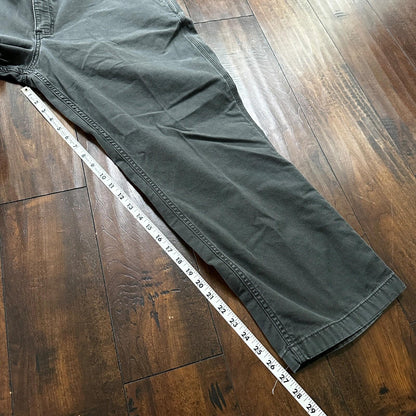 Carhartt Pants Mens 40x30 Gray Workwear Cargo Pockets Relaxed Fit