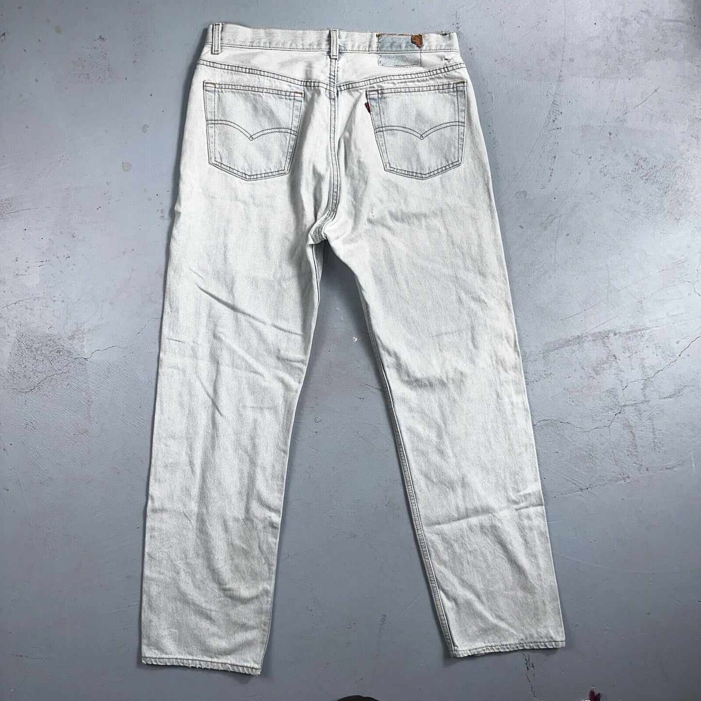 Levis 501 Vintage 90s USA XX Straight Leg Jeans 36x32 Light Wash Act 33x30