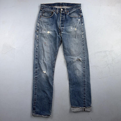 Levis 501 Big E Vintage 60s Redline Selvedge USA XX 1960s Jeans 66 Act 31x33