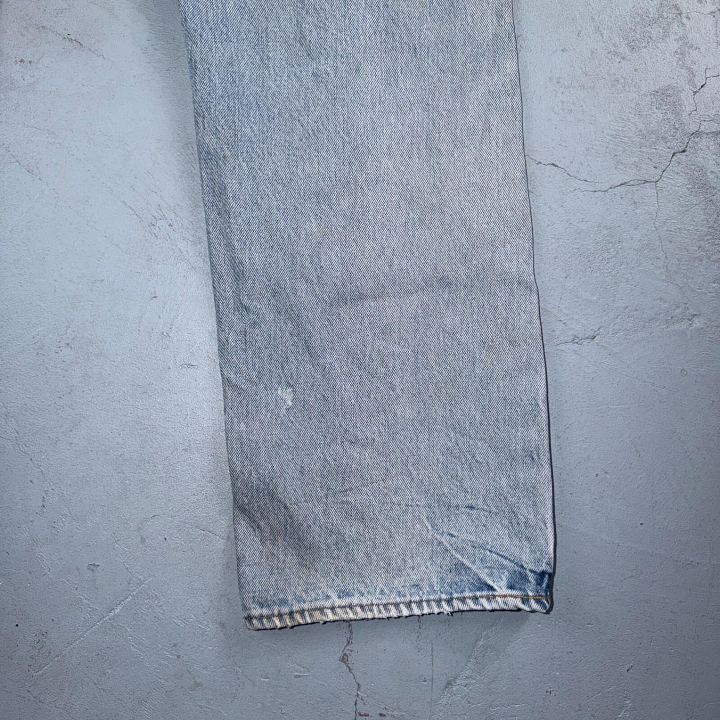 Levis 501 Vintage 80s Redline Selvedge USA XX Jeans Light Wash 36x30 Act 33x28