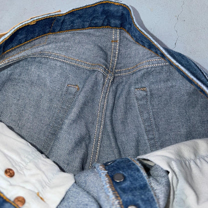Levis 501 Vintage 90s USA XX Straight Leg Jeans Blue Med Wash 36x34 Act 33x30