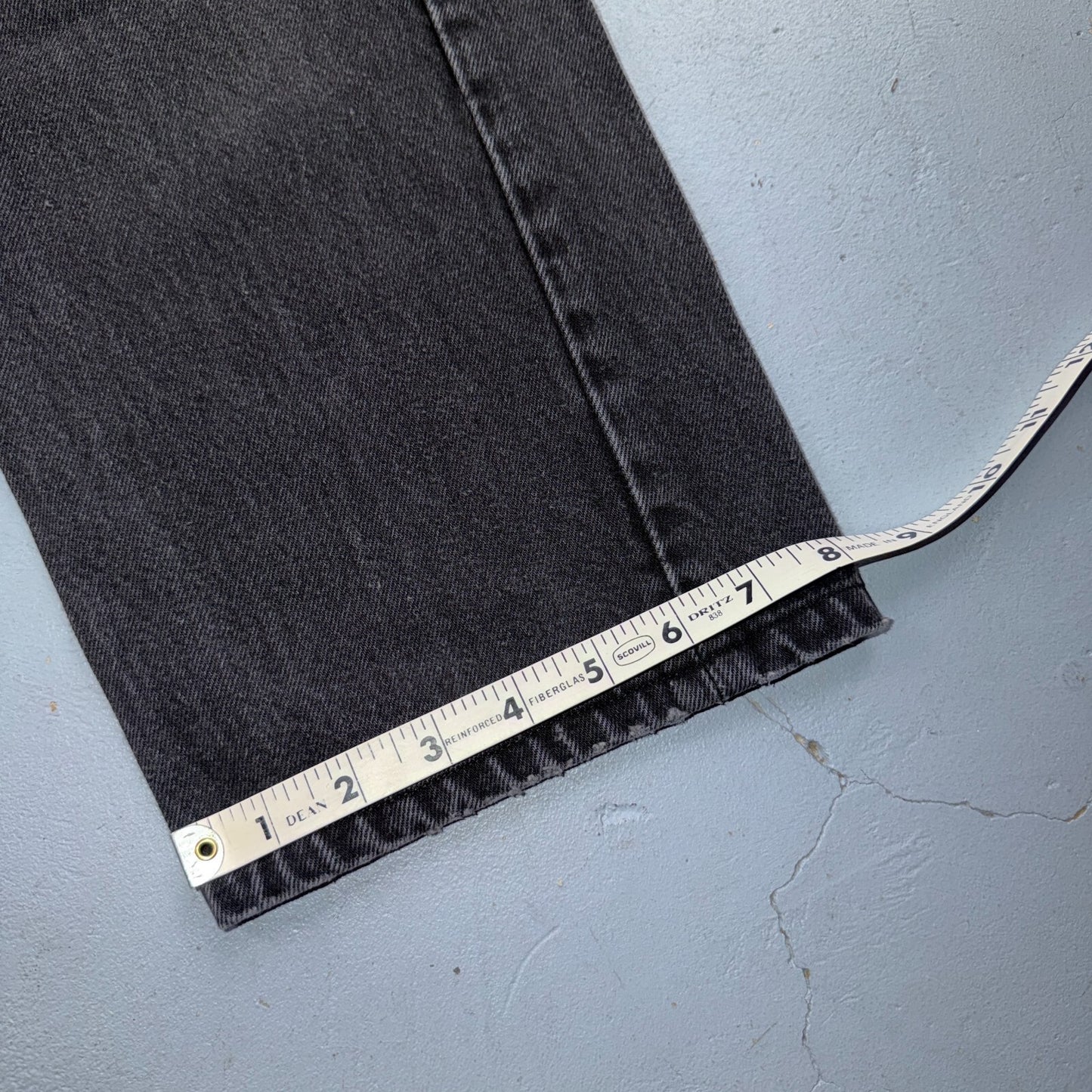 Levis 501 Vintage 90s USA XX Straight Leg Jeans Black Light Wash 34x34 Act 33x30