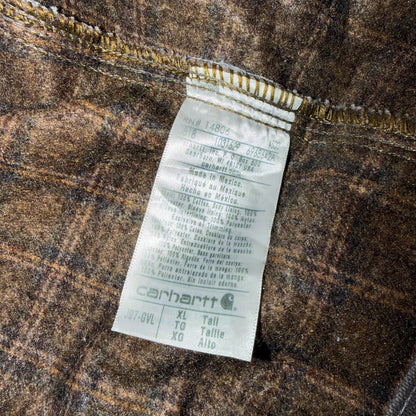 Carhartt Vintage J97 GVL Detroit Blanket Lined Jacket Size XL Tall Gray