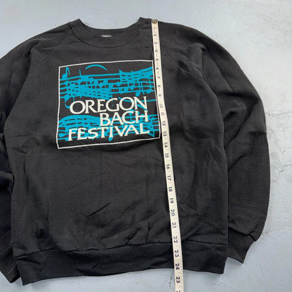 1980s VTG Oregon Bach Festival Sweatshirt USA Crewneck Basic 80s Jumper