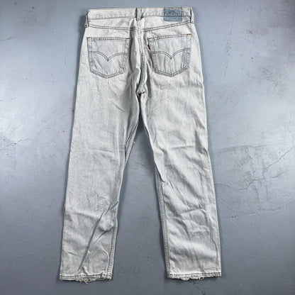 Levis 501 Vintage 90s Mexico Straight Leg Jeans Blue Light Wash 34x30 Act 31x29