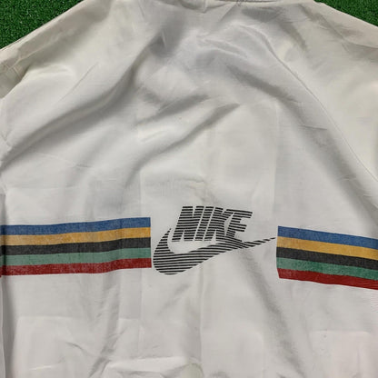 1988 Vintage Nike Windbreaker Olympics Jacket 90s Running Track South Korea Rare