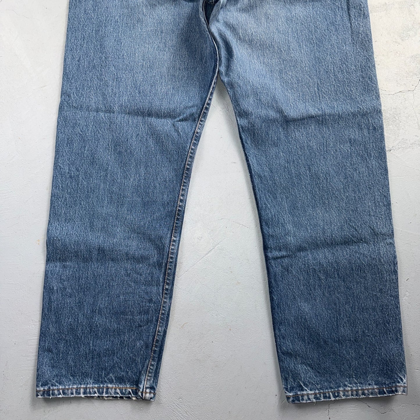 Levis 501 Vintage 90s USA XX Straight Leg Jeans Blue Light Wash 38x31 Act 36x27