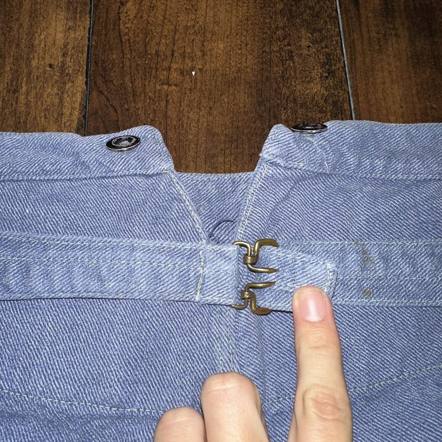 WWII Buckle Back Denim Pants Jeans Button Fly Swiss Rare Selvedge Redline 40s
