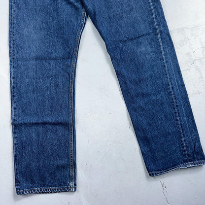 Levis 501 Vintage Y2K 90s XX Straight Leg Jeans Blue Med Wash 38x33 Act 36x29