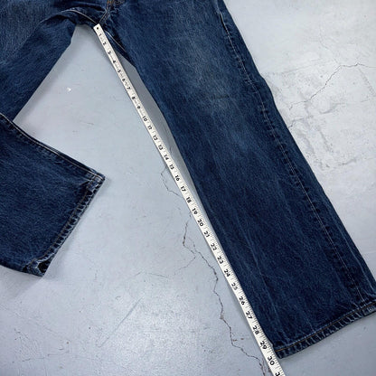 Levis 501 Vintage Y2K 90s XX Straight Leg Jeans Blue Med Wash 34X30 Act 33x30