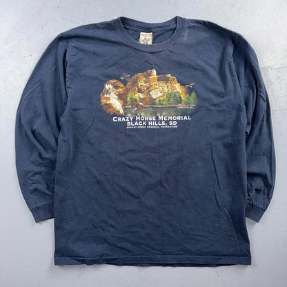 Crazy Horse Memorial Black Hills SD Vintage T Shirt Single Stitch Men's XL