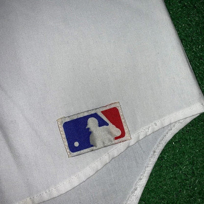 90s Chicago Cubs Jersey Vintage Nike T Shirt USA Rare MLB White Rare Jordan Rap