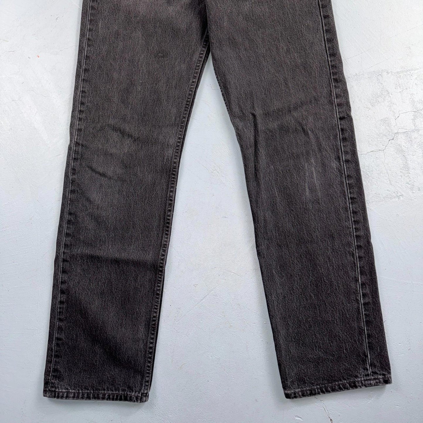 Levis 501 Vintage 90s USA XX Straight Leg Jeans Black Med Wash 34x34 Act 31x33