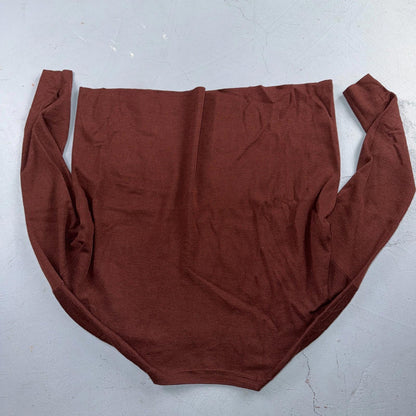 Eileen Fisher Paprika Knit Seamless Sweater Womens S Burnt Orange Brown