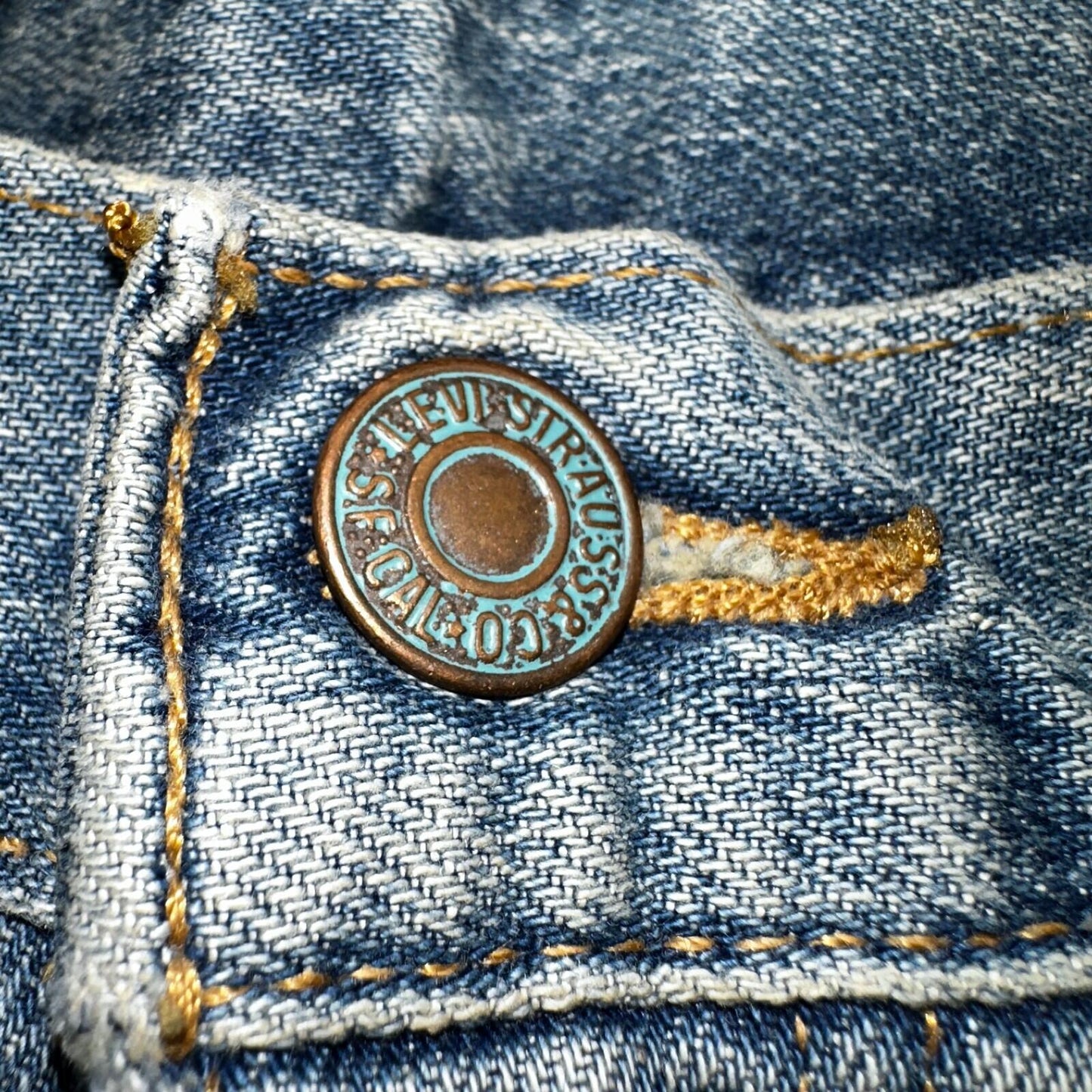 Levis 505 Vintage 90s USA XX Jeans Blue 501 Thrashed Med Wash 36x36 Act 36x30