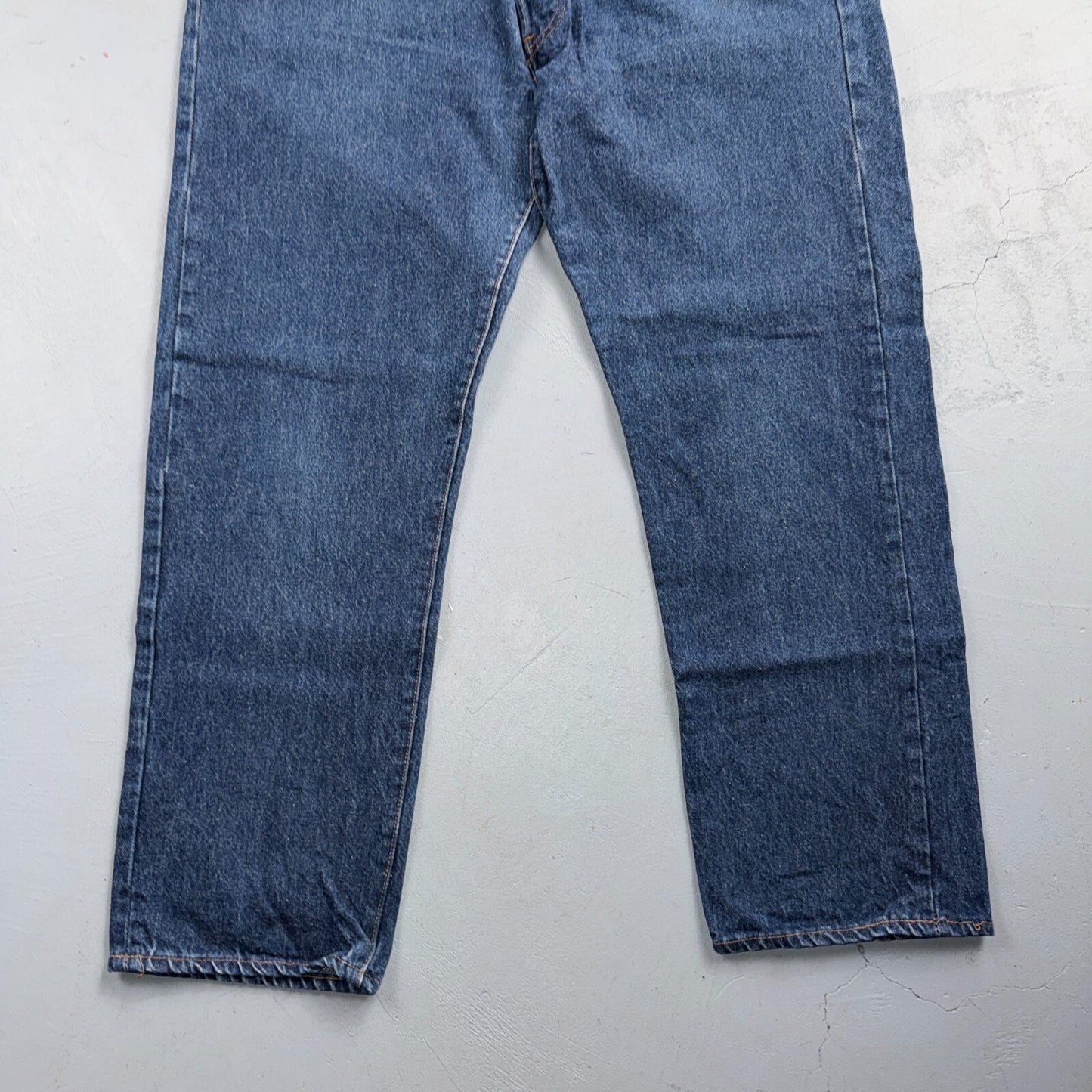 Levis 501 Vintage 80s USA XX Straight Leg Jeans Blue Dark Wash 40x31 Act 37x28