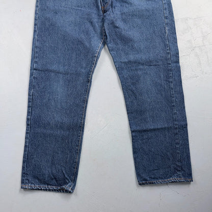 Levis 501 Vintage 80s USA XX Straight Leg Jeans Blue Dark Wash 40x31 Act 37x28