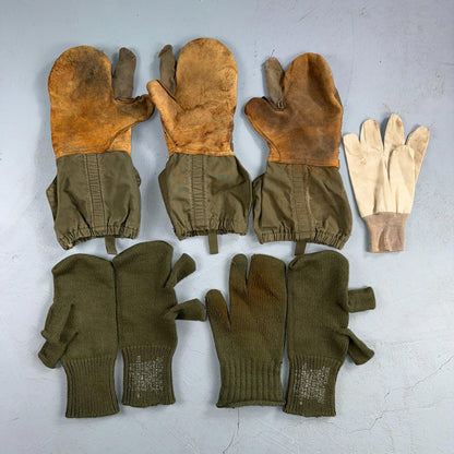 Mitten Shells Cold Weather Trigger Finger M-1951 Military Lot Collection Gloves
