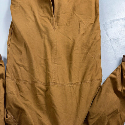 Vintage LL Bean Aztec Fleece Lined Womens Canvas Long Button Duster Coat M