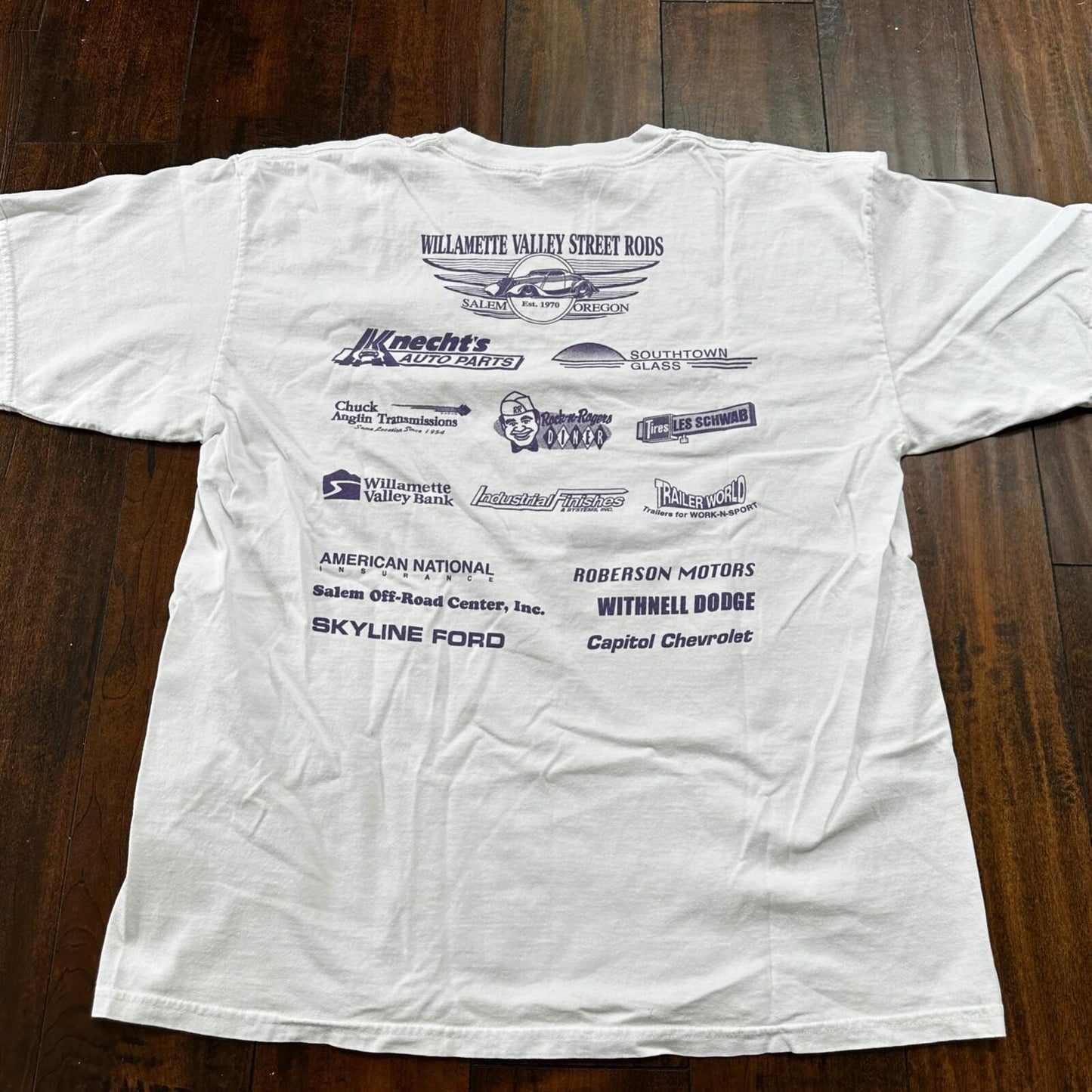 Carousel Cruise Cars 2002 VTG T Shirt Nascar Racing Old Antique Salem Riverfront