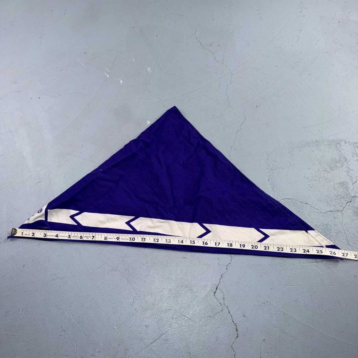 Vintage Purple Boy Scouts of America Neckerchief Bandana Scarf BSA 60s