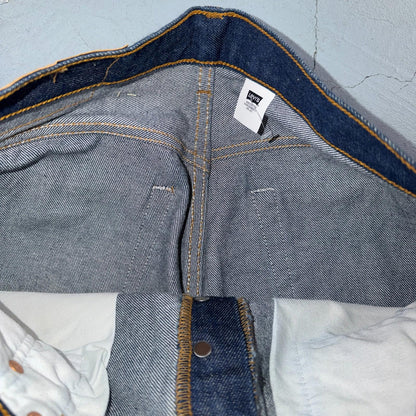 Levis 501 Vintage Y2K 90s XX Straight Leg Jeans Blue Dark Wash 33x30 Act 32x27