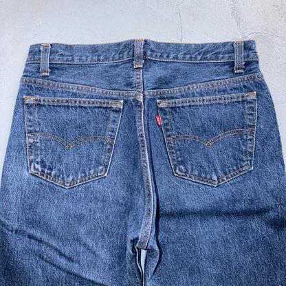 Levis 501 Vintage 80s USA XX Straight Leg Jeans Blue Dark Wash 34x30 Act 32x27
