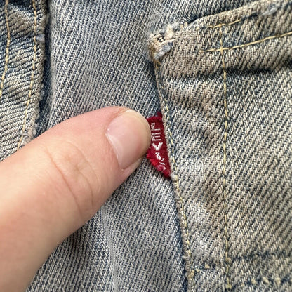 Levis 501 XX Big E True Vintage 50s Redline Hidden Rivets Jeans 1950s 60s 26x26