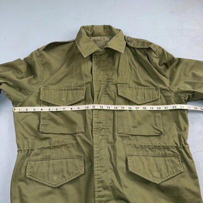 Vintage M 1951 Field Jacket US ARMY Military OG 107 Coat M51 Size M? Cut Tag