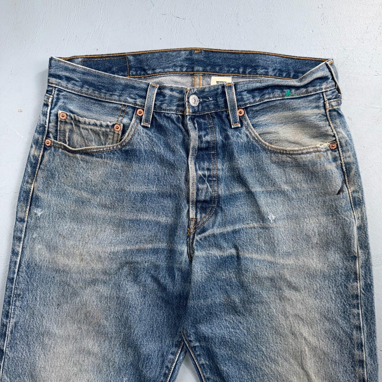 Levis 501 Vintage Y2K XX 90s Straight Leg Jeans Blue Light Wash 34x32 Act 32x29