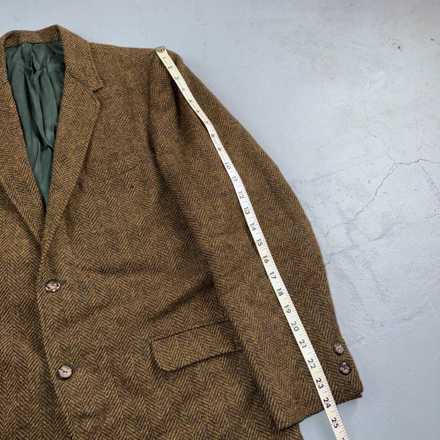 1940s VTG Mens Suit Jacket Sport Coat 40 Rockabilly 40s 50s Union Tweed Brown