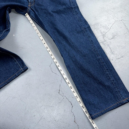 Levis 501 Vintage Y2K 90s XX Straight Leg Jeans Blue Dark Wash 36x33 Act 32x26