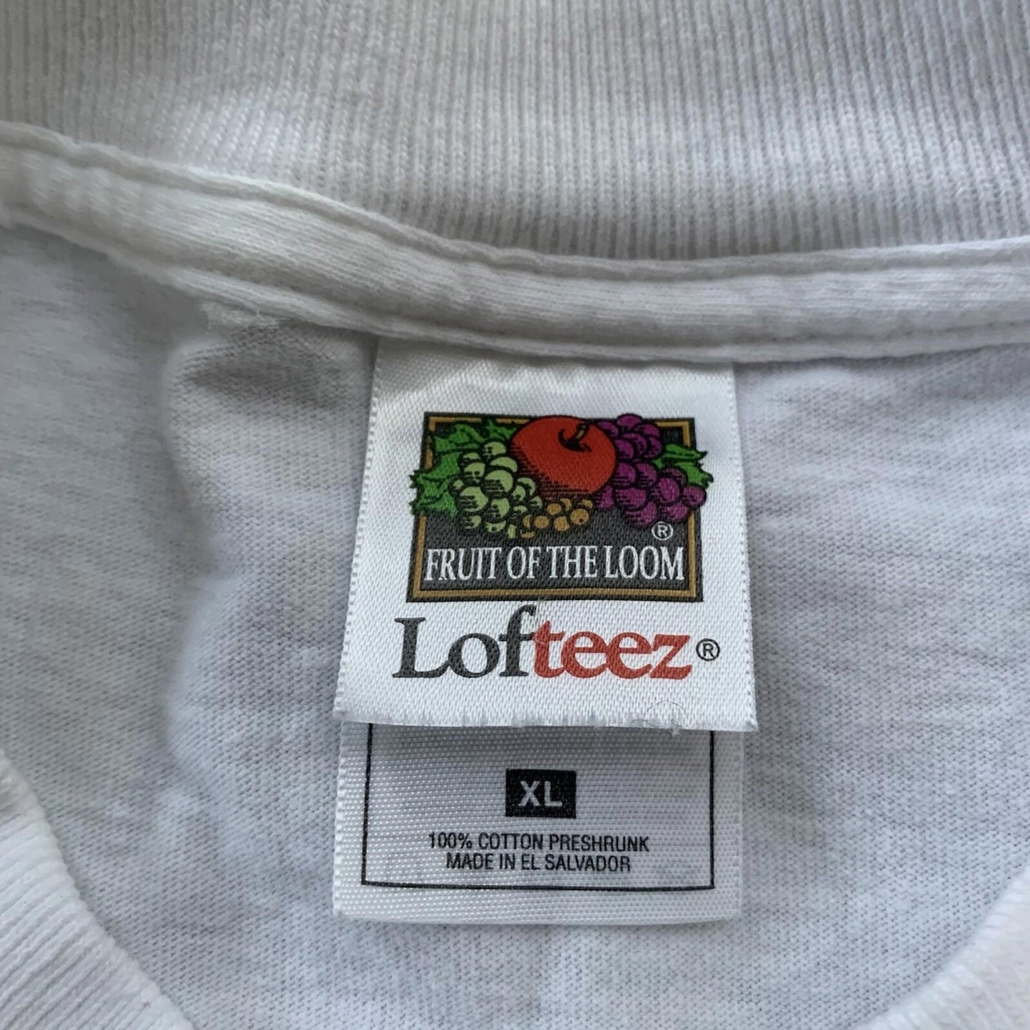 TY Beanie Baby Vintage White T Shirt 90s Employee Sample Rare 1st Gen Heart Cute