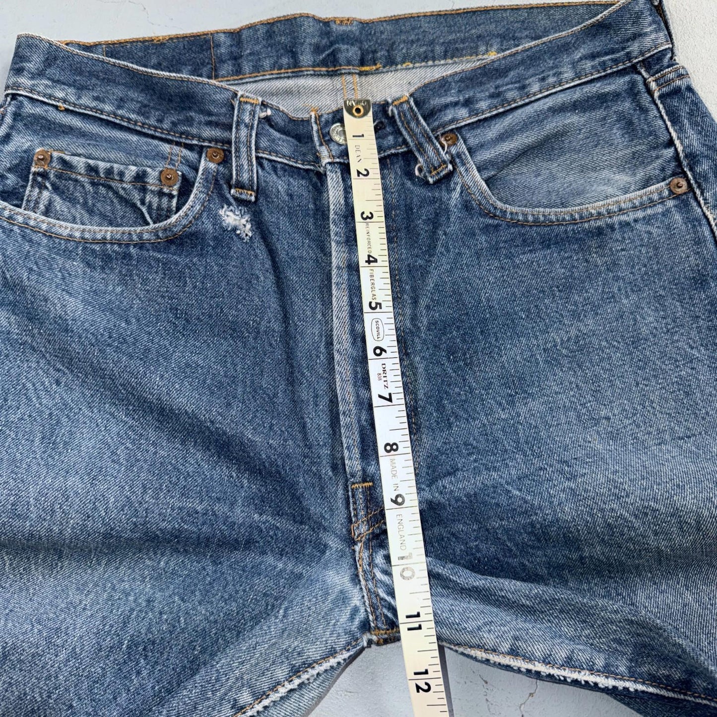 Levis 501 Vintage 80s Redline Selvedge USA XX Jeans Light Wash 33x32 Act 30x28