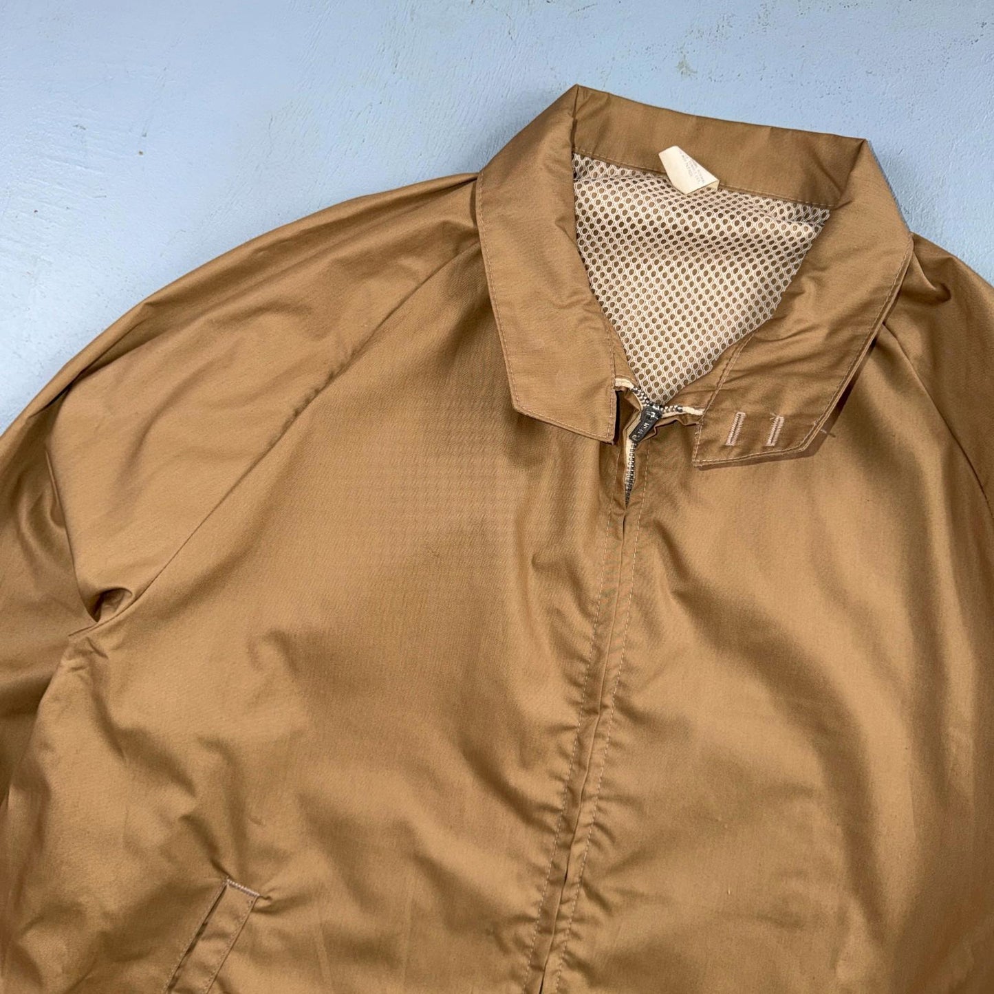 VTG 1970s 70s Sportswear Jacket Rockabilly Long Sleeve Talon Ricky Windbreaker