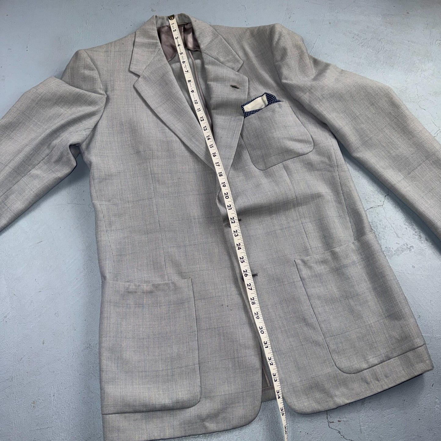 1960s 1970s VTG Mens 2 PC Suit 42 Jacket Coat Pants Gray Union Wool Rockabilly