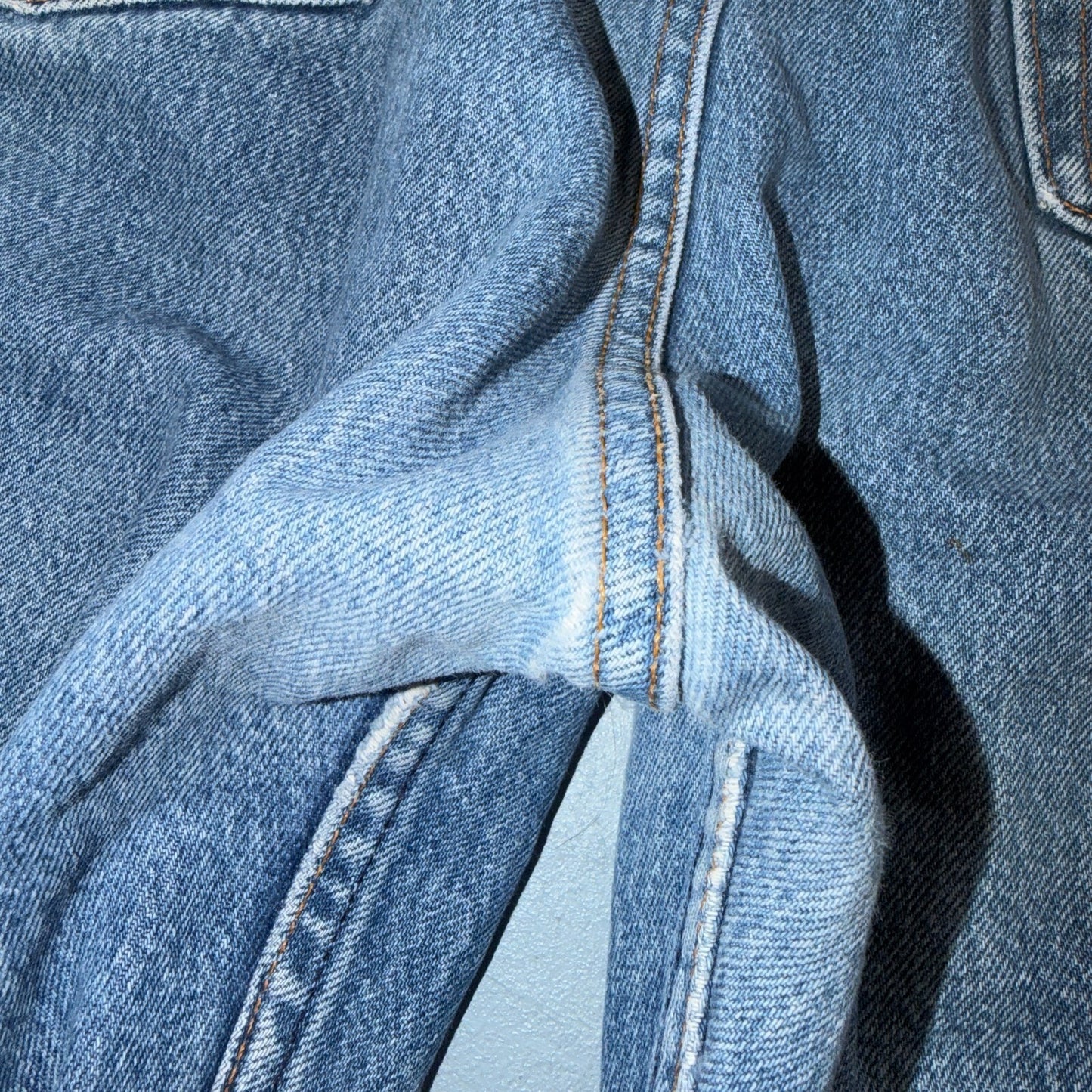Levis 501 Vintage 80s USA XX Straight Leg Jeans Blue Light Wash 42x32 Act 40x31