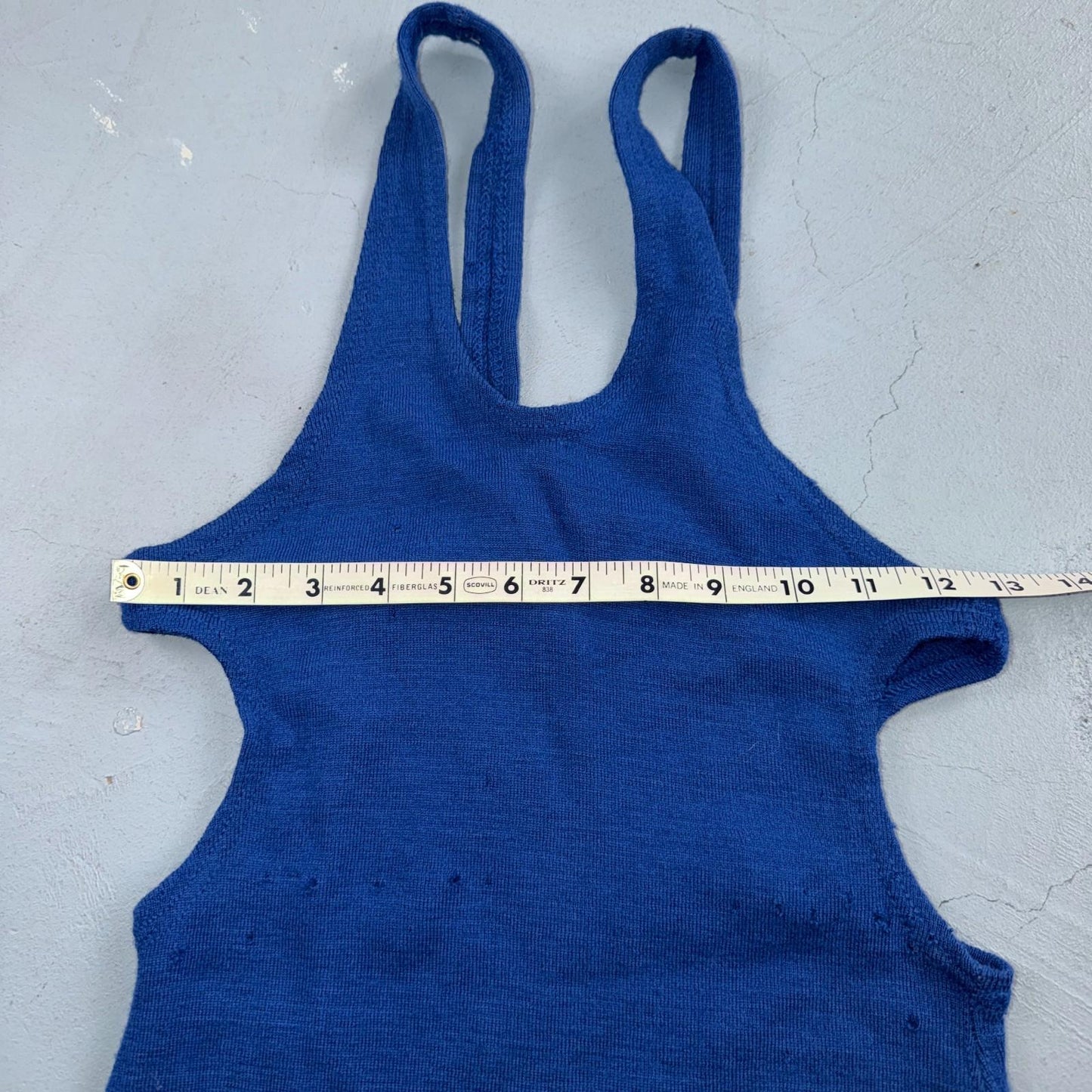 VTG Women's 20s Blue Wool Swimming Suit 920s Swimsuit JC Penneys 1920s Art Deco