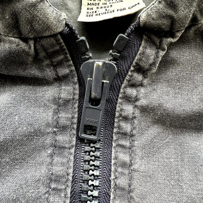 Banana Republic VINTAGE Safari Vest Mens Large Blue Pockets Cargo 90s Zipper