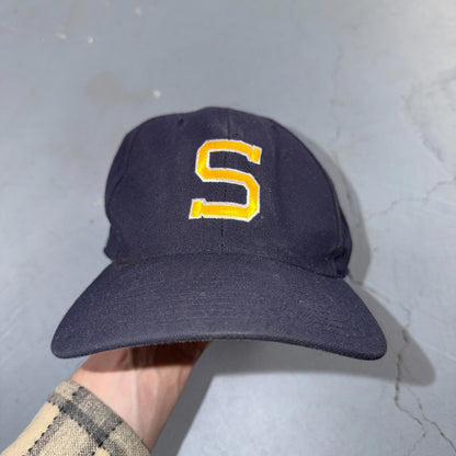 S Richardson Pro Model 7 3/8 Fitted Baseball Hat Navy Cool Sports Pro AM