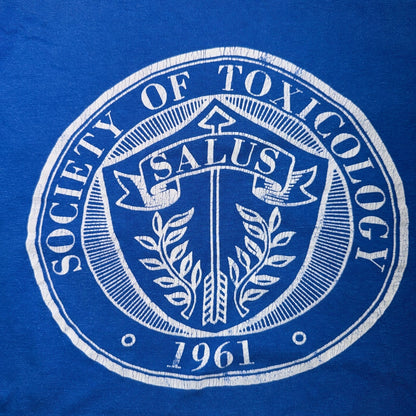 VTG Society of Toxicology SALUS 1961 Medical Science T Shirt Blue Hanes Beefy SO