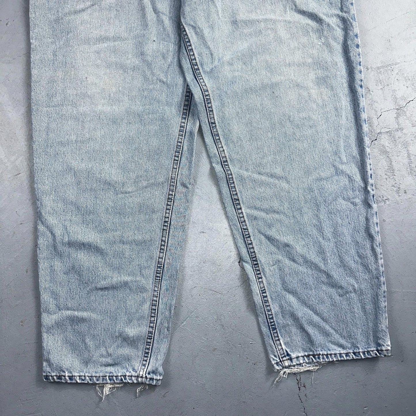 Levis 570 Jeans Mens 40x32 Blue Baggy Wide Loose Denim Pants Tapered 39x30