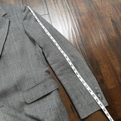 1970s 1980s Gray Oregon Wool Sport Jacket VTG Mens Suit 44 34x32 Rockabilly