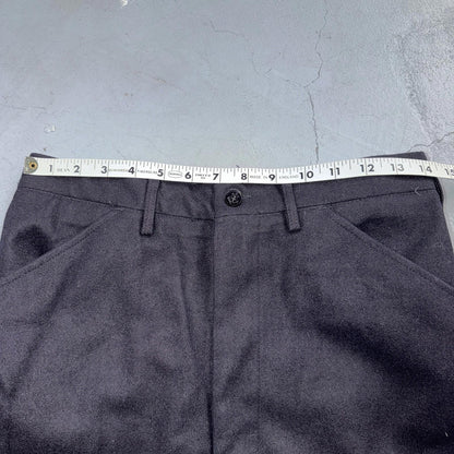VTG 40s WWII US Naval Clothing Factory Wool Sailor Pants Navy 30L Bell Bottoms